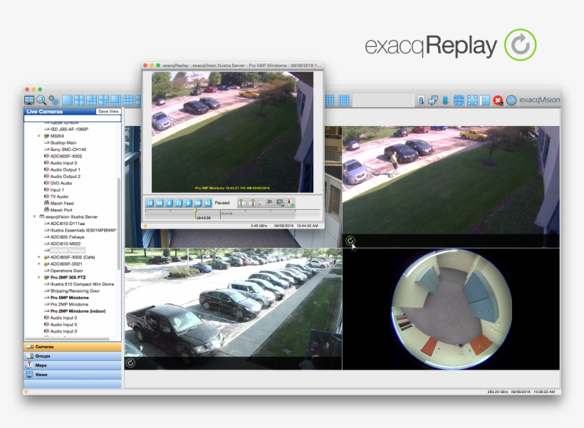 Exacqreplay Cameralink - Tyco Security Products, transparent png #4590896