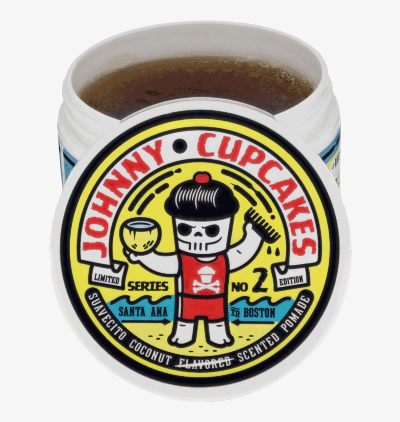 Suavecito X Johnny Cupcakes Strong Hold Coconut Scented - Suavecito X Johnny Cupcakes Original Hold Pomade, transparent png #4591408