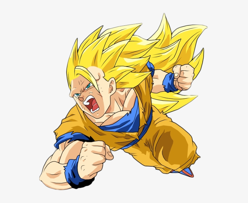 Goku Clipart Psd - Ss3 Goku, transparent png #4591410