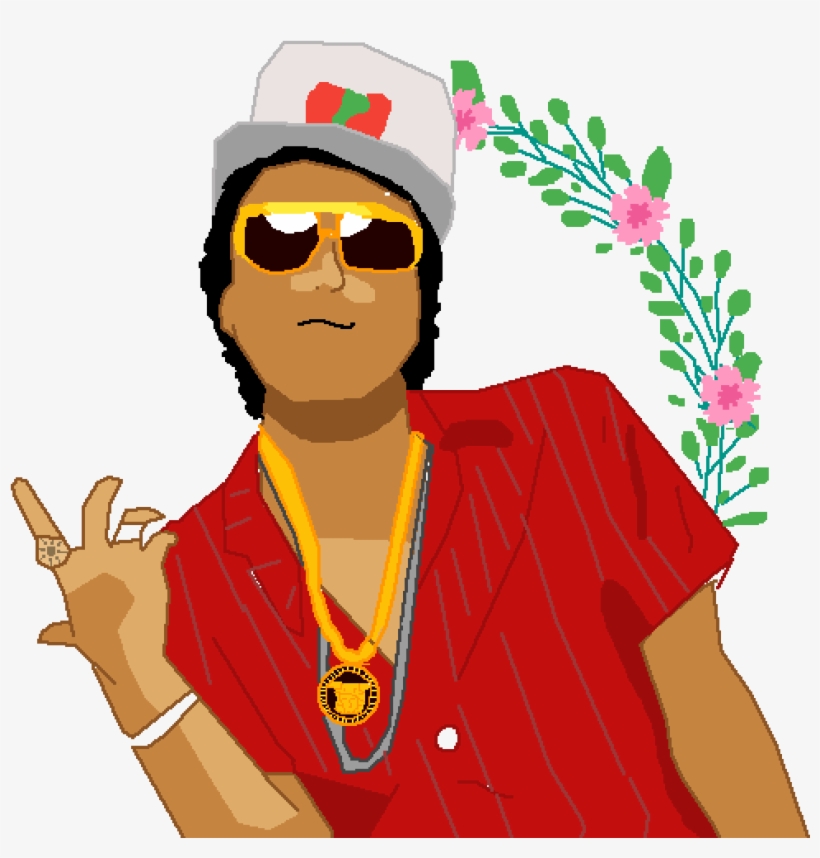 Lazy Bruno Mars Drawing - Bruno Mars Drawing, transparent png #4591607