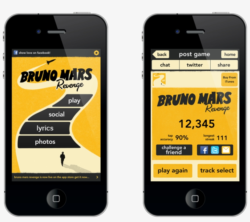 On The Left Is The Main Screen For Bruno Mars Revenge - Bruno Mars Pink-white Women's T-shirt, transparent png #4591864