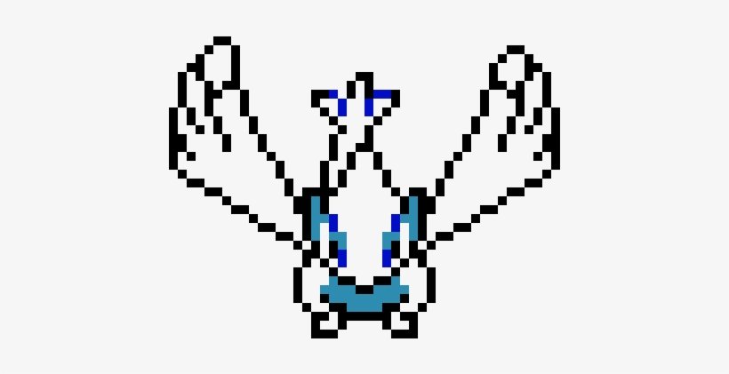 Lugia - Lugia Pixel Art, transparent png #4592268