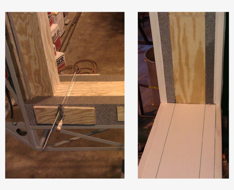 Nstallation Of Specimen Frame Insulation Around Support - Ncyp Small Wall Hanging Brass Hexagon Glass Artwork, transparent png #4592579