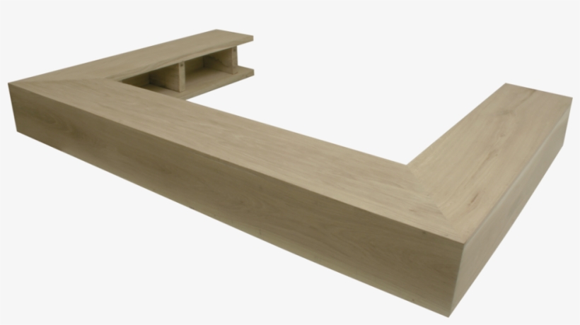 Straight Oak Beam 90° M/a - Fireplace, transparent png #4592962