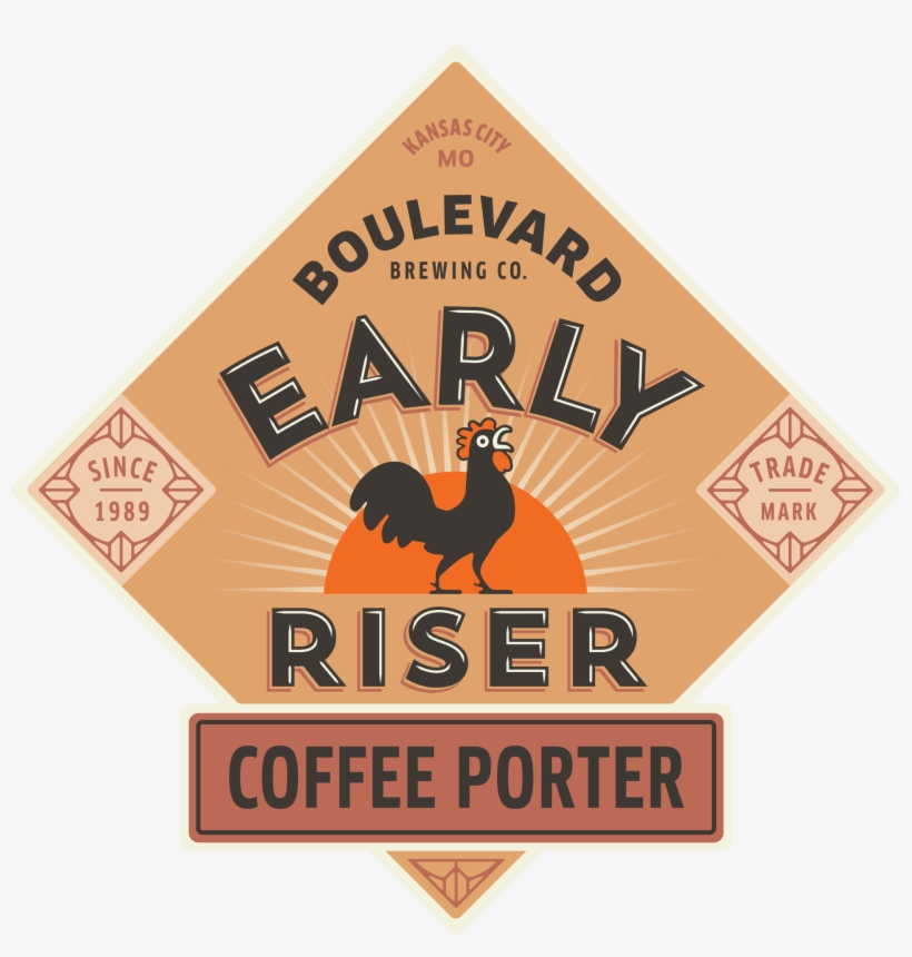 Early Riser Coffee Porter - Boulevard Coffee Beer, transparent png #4593351