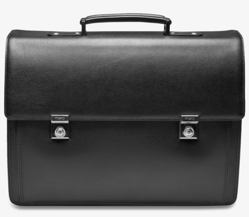 Picard Business Aberdeen 17'' Briefcase Leather Black, transparent png #4594468