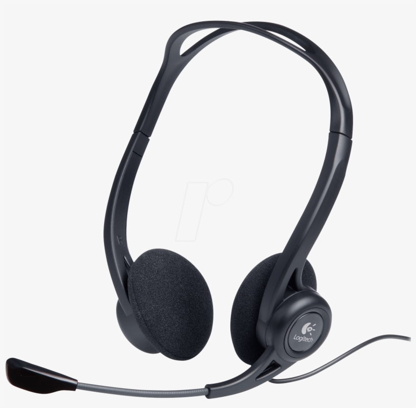 Logitech Usb Stereo Headset Logitech 981-000100 - Logitech Pc 960 Stereo Headset, transparent png #4594957