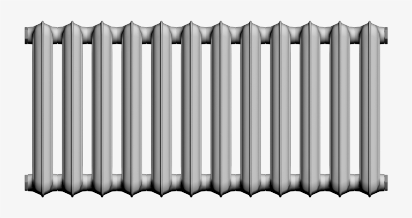 Ribbed Radiator - Picket Fence, transparent png #4595131