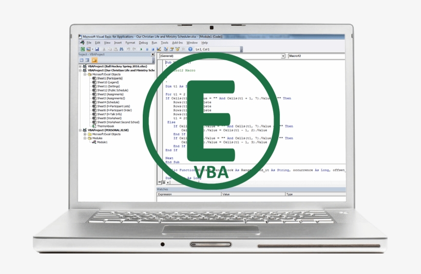 Professional Excel Vba Training That Gives You The - Netbook, transparent png #4595296