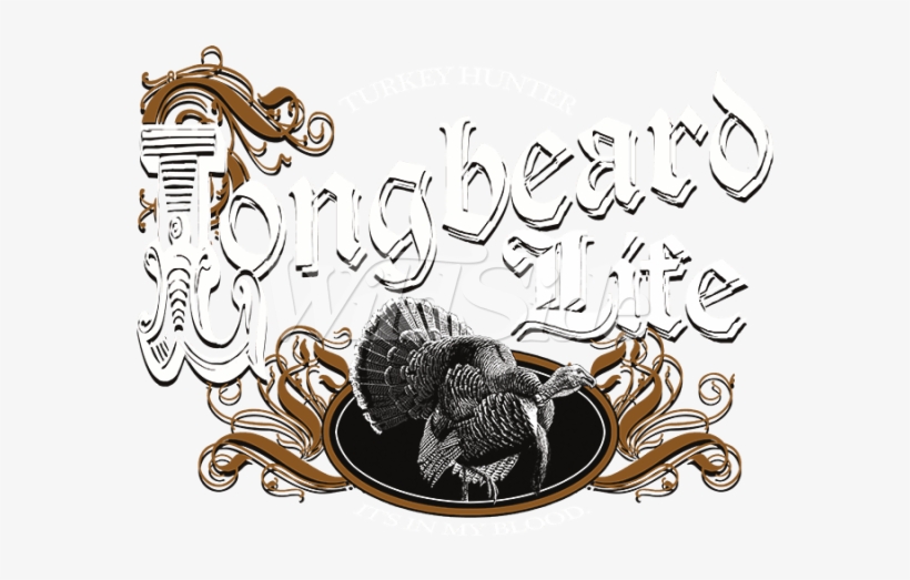 Longbeard Life Turkey Hunter - Clip Art - Free Transparent PNG Download