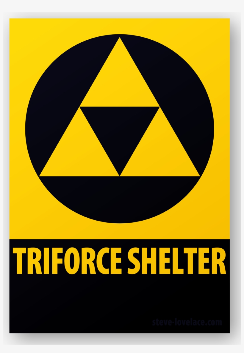 Triforce Fallout Shelter Sign - Camera Dahua Ngoài Trời, transparent png #4595757