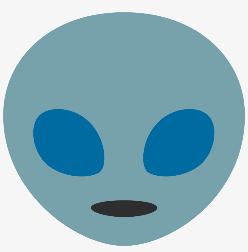 Open - 👽 Emoji Android, transparent png #4596120