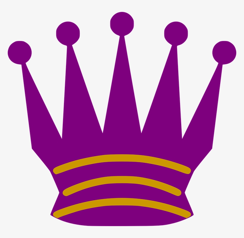 Pink Princess Crown 7, Buy Clip Art - Queen Clipart Chess, transparent png #4596686