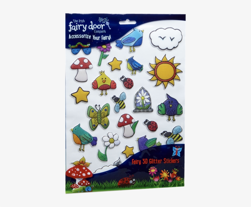 Irish Fairy Door Glitter Stickers - Irish Fairy Door Rainbow Decal By The Irish Fairy Door, transparent png #4598170
