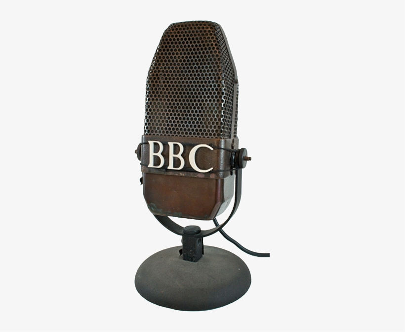 The Shure 55 Dynamic Microphone, Pictured Here, Is - Bbc Microphone, transparent png #460191