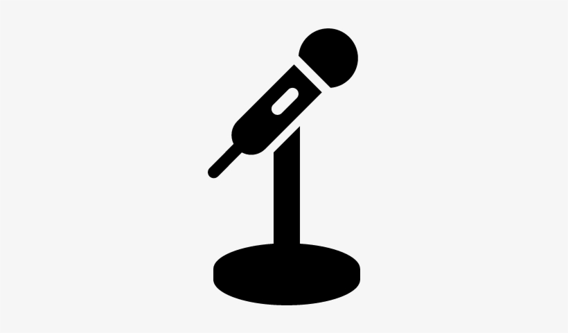 Radio Microphone Vector - Microfono De Radio Png, transparent png #460260