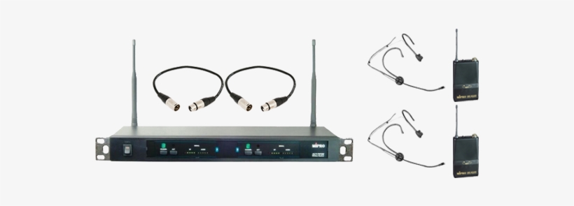 Dual Lapel/headset Radio Microphone Package - Headphones, transparent png #460486