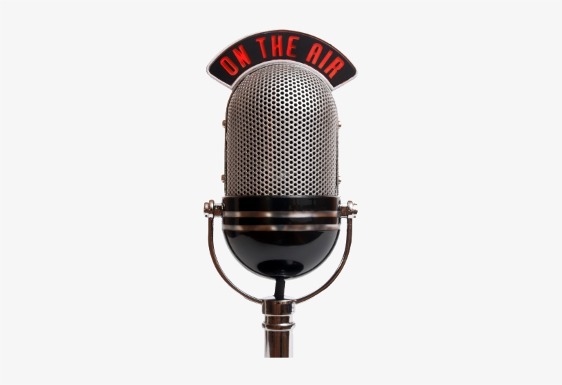 Source - Radiokasturi - In - Report - Vintage Radio - Microphone On The Air, transparent png #460700
