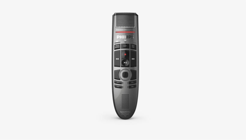 Speechmike Premium Air Wireless Dictation Microphone - Philips Smp-3700 Speechmike Push-button, transparent png #461105