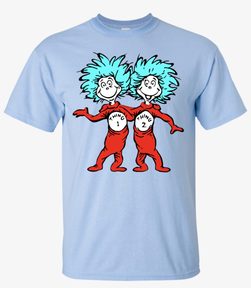 Thing 1 And Thing 2 T-shirt, transparent png #461376
