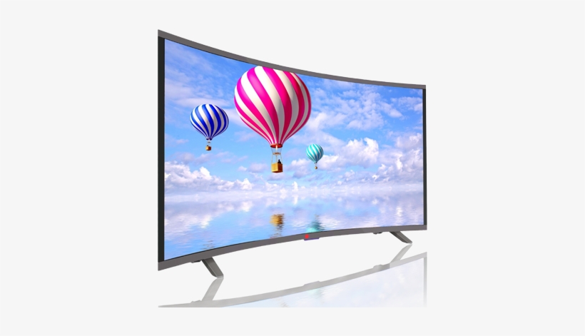 32 Inch Curve Led Tv India - Hot Air Balloon In Cloud, transparent png #461431