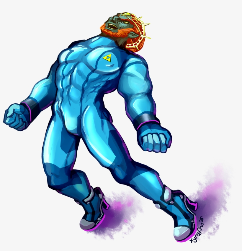 This Would Be Amazing Over Ganondorf - Smash Characters In Zero Suit, transparent png #461454