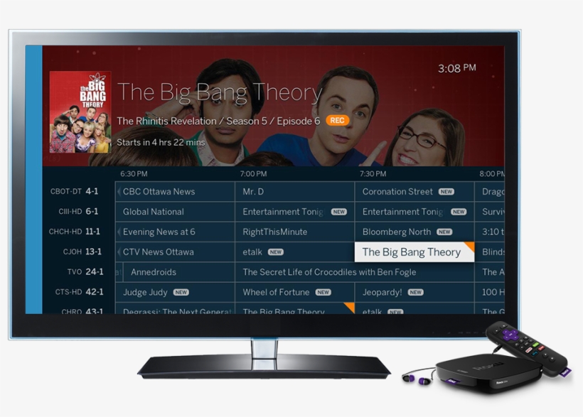 Discover Live Tv And Dvr Shows On Your Roku - Roku Ultra Streaming Player, transparent png #461518