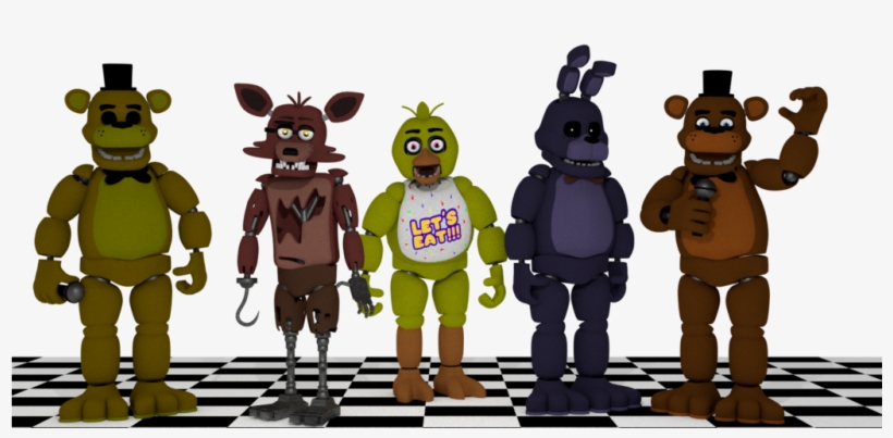 Thing 1 Wanted To Be "nightmare Bonnie" And Thing 2 - Five Nights At Freddy's, transparent png #461742