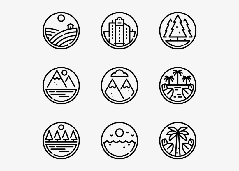 Landscapes - Mountain Icon, transparent png #461777