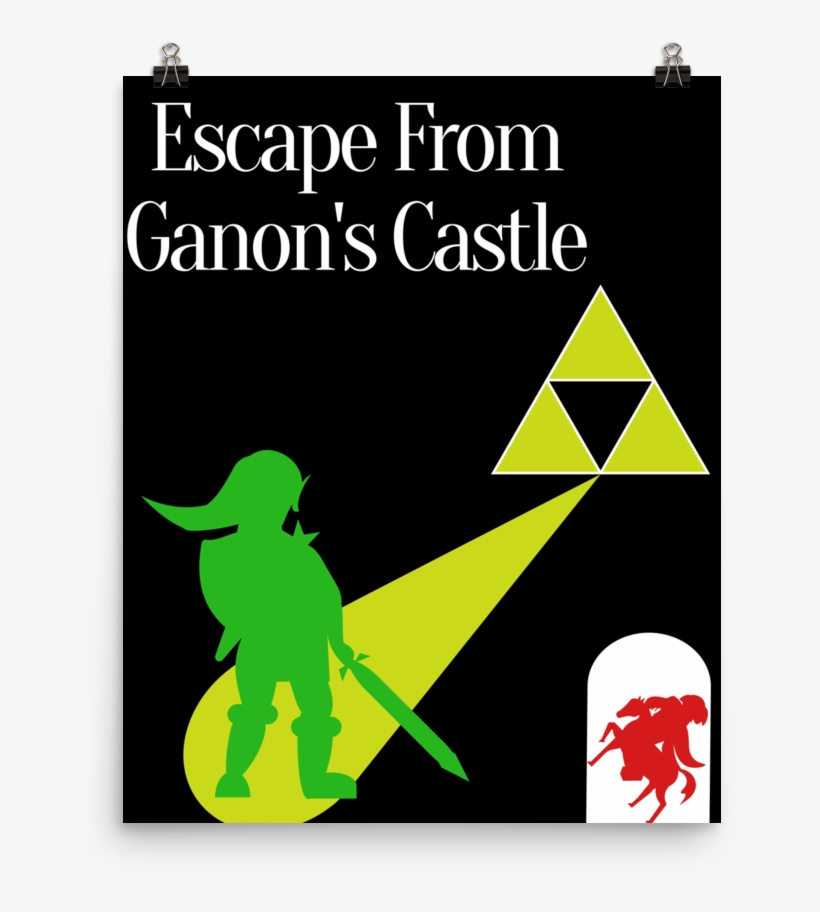 Escape From Ganon's Castle Attraction Poster - Poster, transparent png #461818