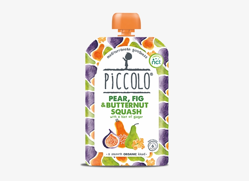 Pear, Fig & Butternut Squash - Piccolo Organic Spring Vegetables & Chicken With, transparent png #461838