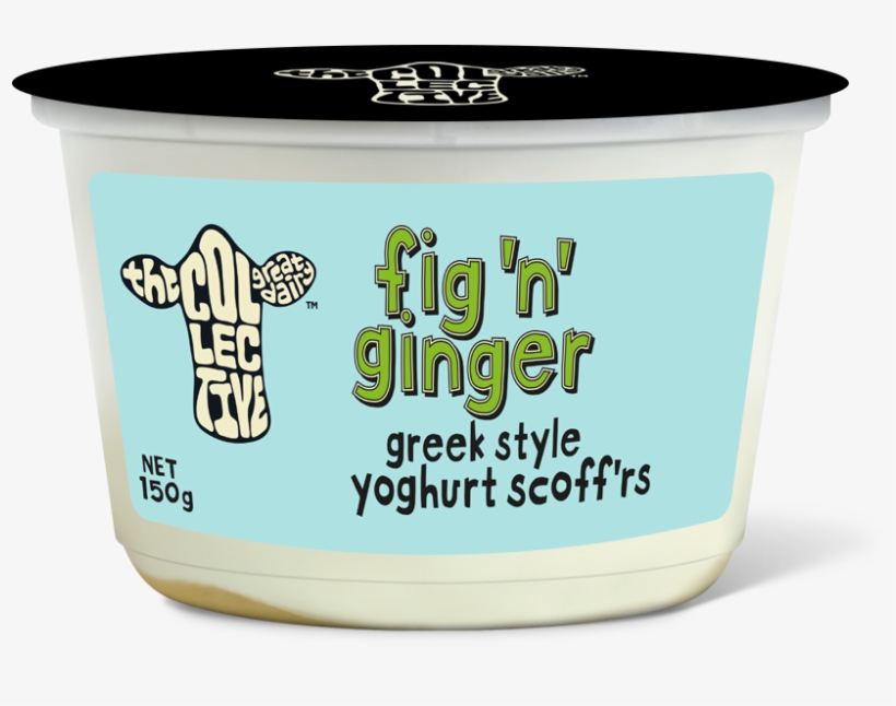Fig 'n' Ginger Scoff'r - The Collective Greek Style Yoghurt Tub Fig 'n' Ginger, transparent png #462286