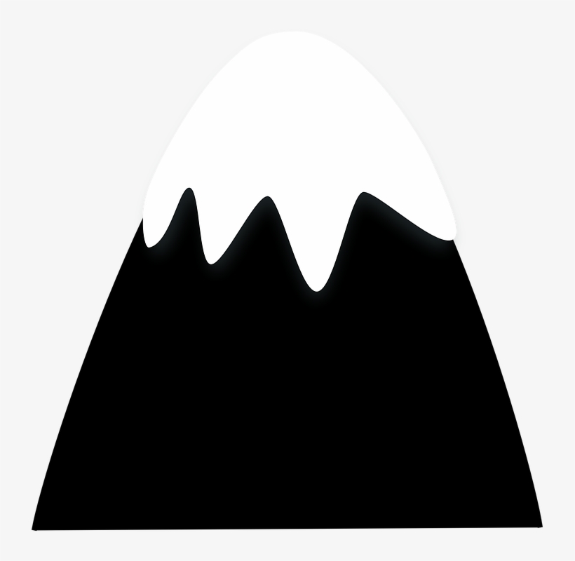 Mountain Silhouette Vector At Getdrawings - Cartoon Snow Covered Mountain  Png - Free Transparent PNG Download - PNGkey
