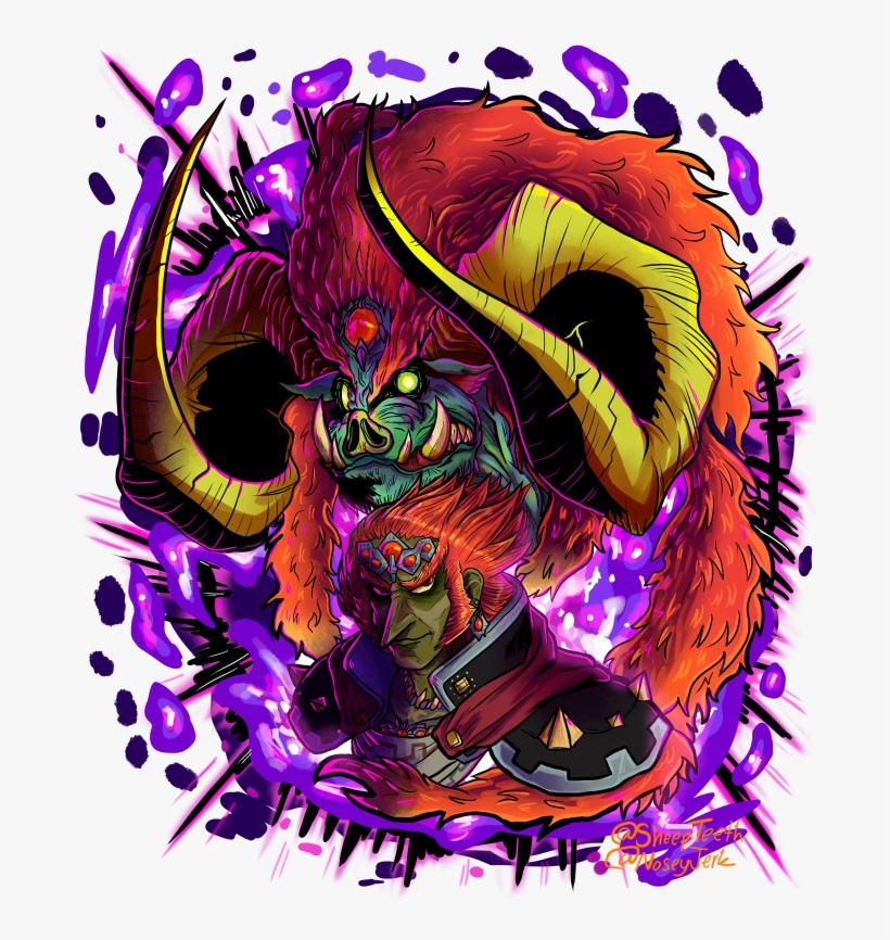 #ganondorf #fanart #loz #legendofzelda #ganon #mastoart - Illustration, transparent png #462370