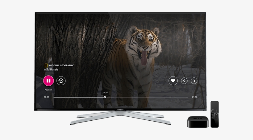 A Next Gen Tv Experience For Your 4th Gen Apple Tv - Lcd Tv, transparent png #462443