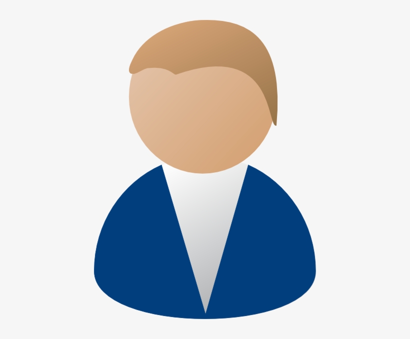 How To Set Use Person Icon Blue No Tie Icon Png - Free Transparent PNG  Download - PNGkey