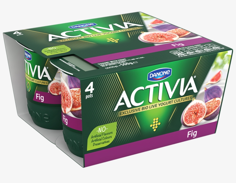 Activia Fig - Activia Mango Yogurt Nutrition Label, transparent png #462907