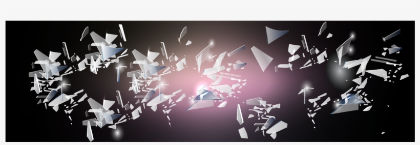 Broken Glass Missing Pieces 2 - Graphic Design, transparent png #462994