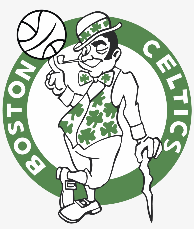 Boston Celtics Logo - Boston Celtics Logo Black And White, transparent png #463253