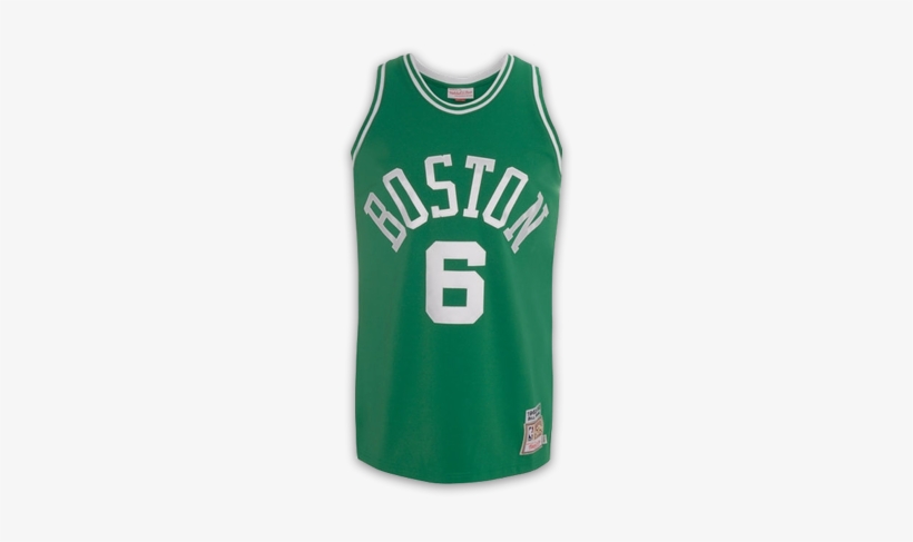 Boston Celtics - Bill Russel Framed Jersey, transparent png #463312