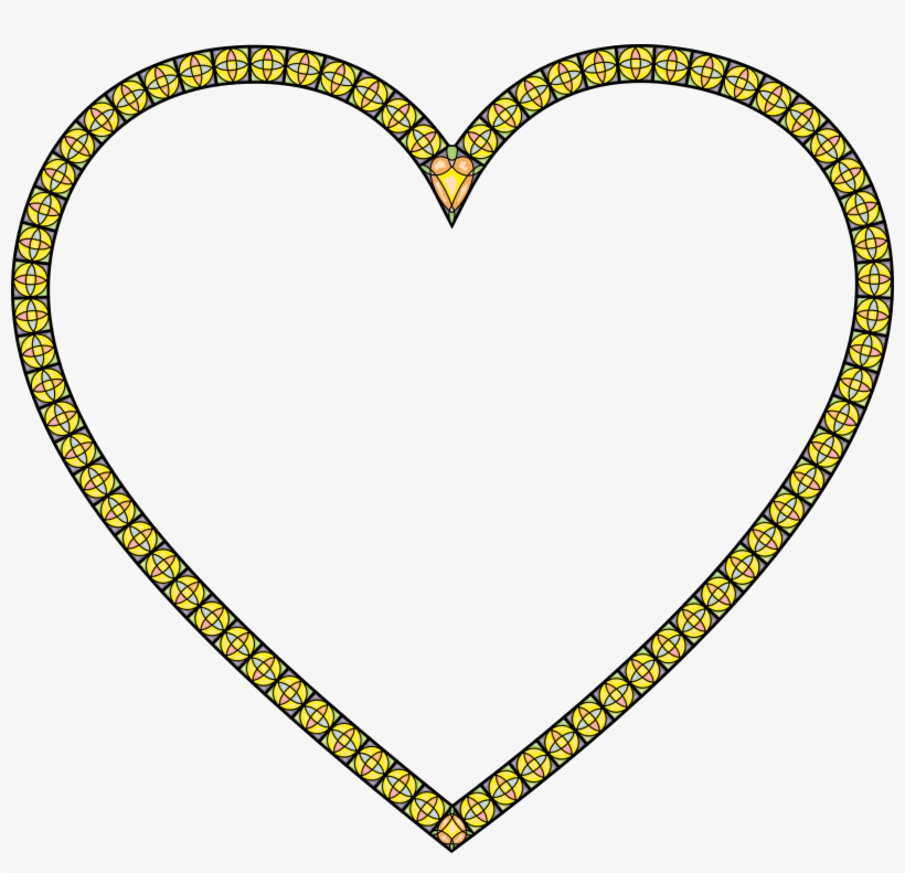 This Free Icons Png Design Of Stained Glass Heart, transparent png #463352
