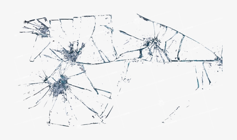 Broken Glass - Glass, transparent png #463480