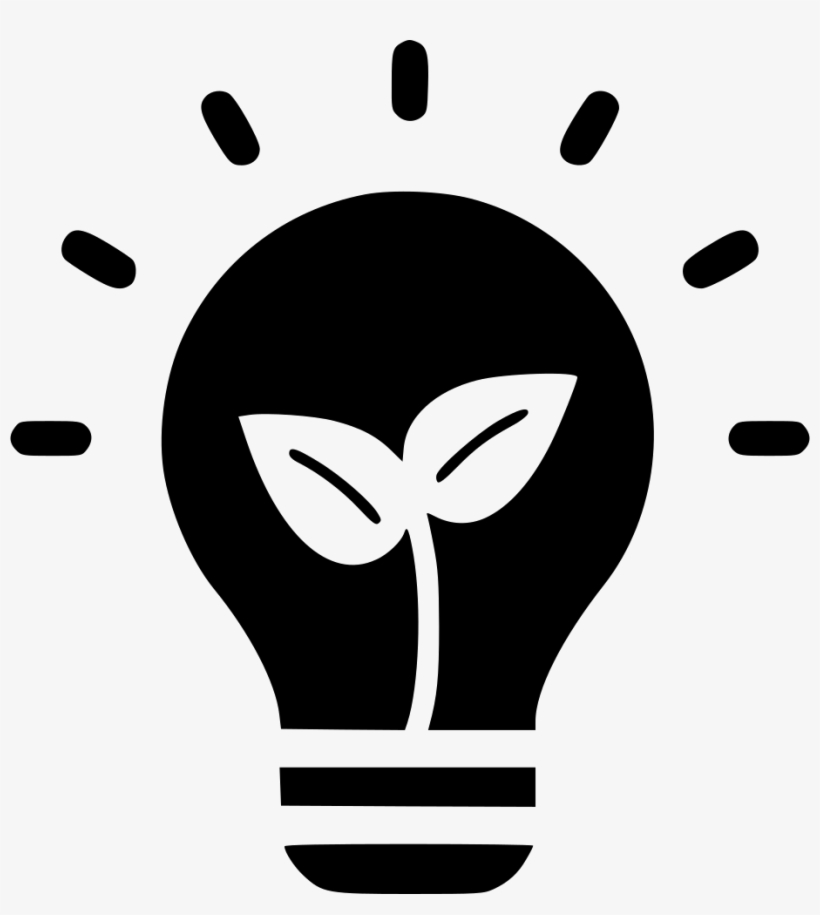 Eco Friendly Bulb - Eco Friendly Icon Png, transparent png #463521