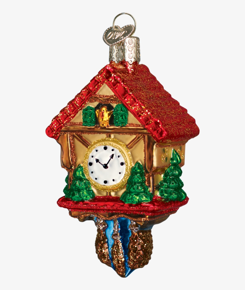 Old World Christmas Cuckoo Clock Old World Christmas - Old World Christmas Cuckoo Clock, transparent png #463543