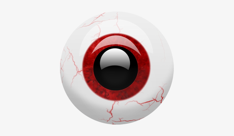 Eye-019 - Red Eyeball Transparent Background, transparent png #463592