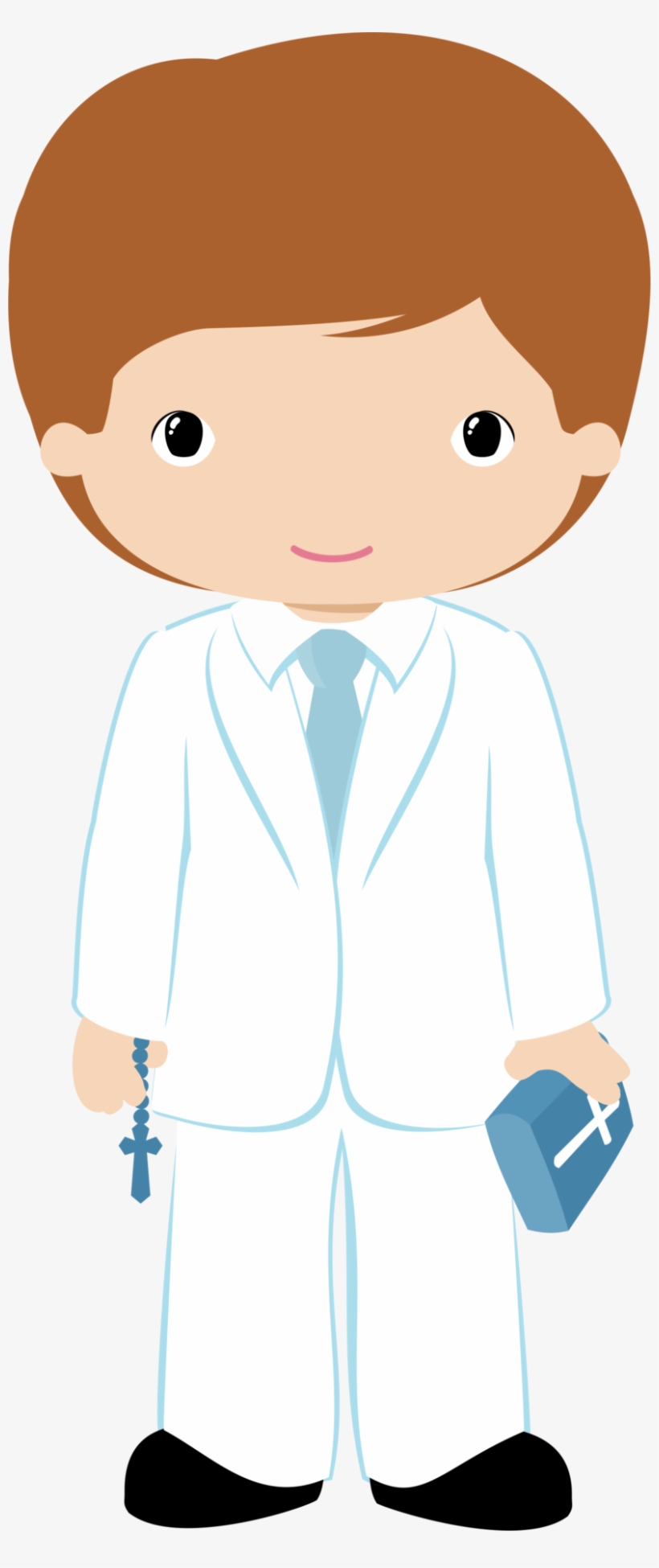 Boys First Communion, Christening, Baptism Cookies, - Clipart Communion Boy Png, transparent png #463764