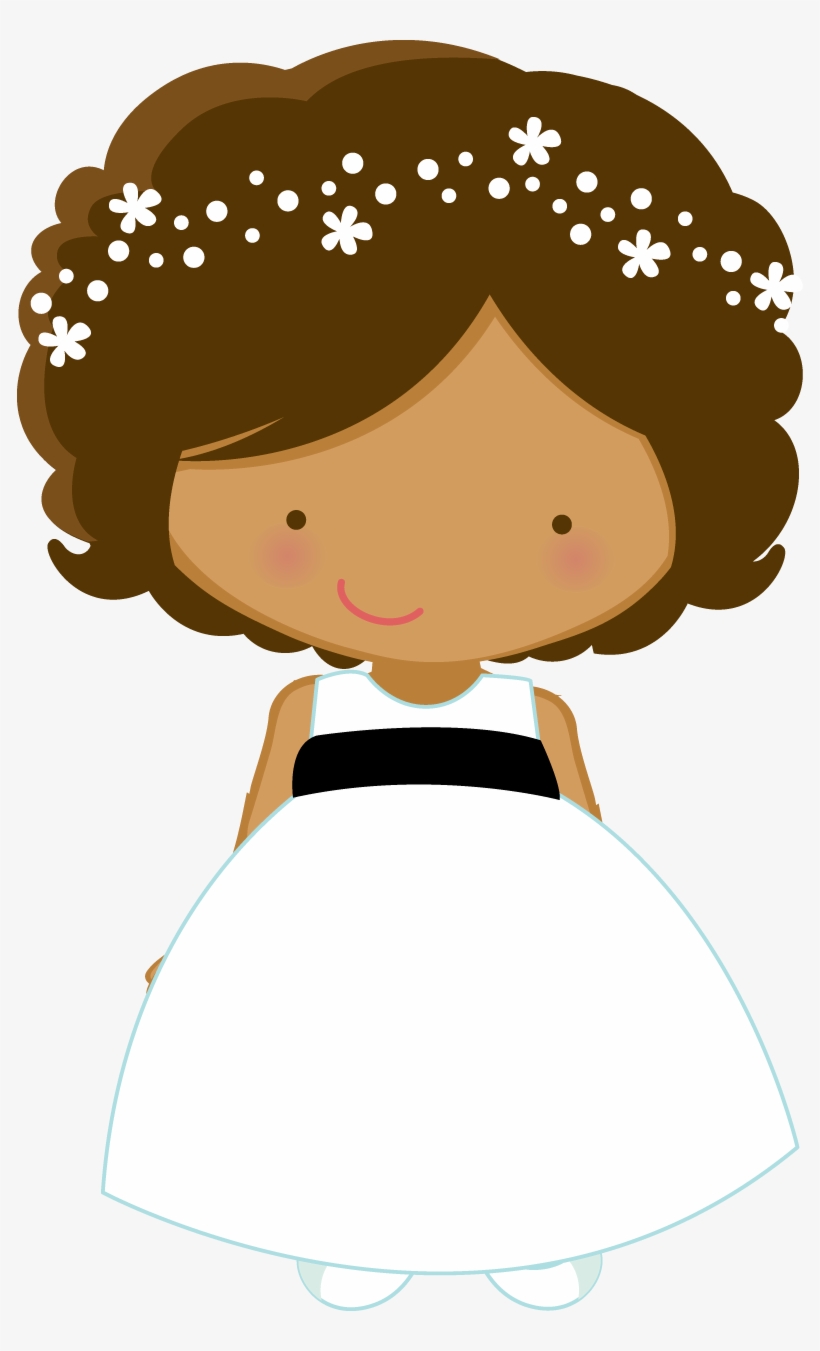 Ilustración Primera Comunión - Flower Girl Clip Art, transparent png #463831