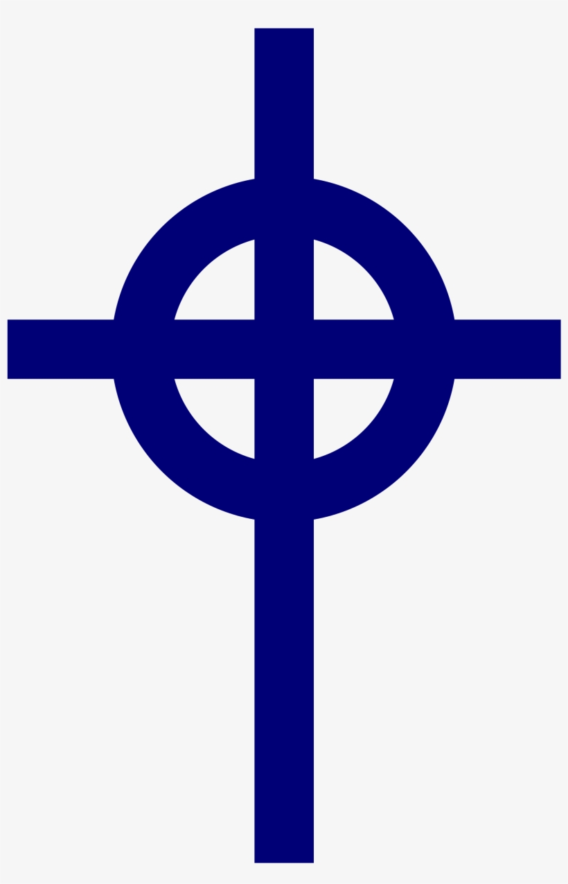 Cross With Circle Around, transparent png #463853