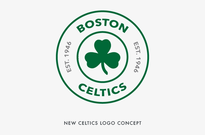 Direction A Lot Of Teams Are Going For Their Logos - Transparent Boston Celtics Logo, transparent png #464011