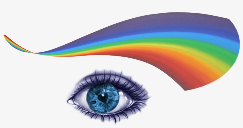 Rainbow Eye Logo - Eye, transparent png #464189